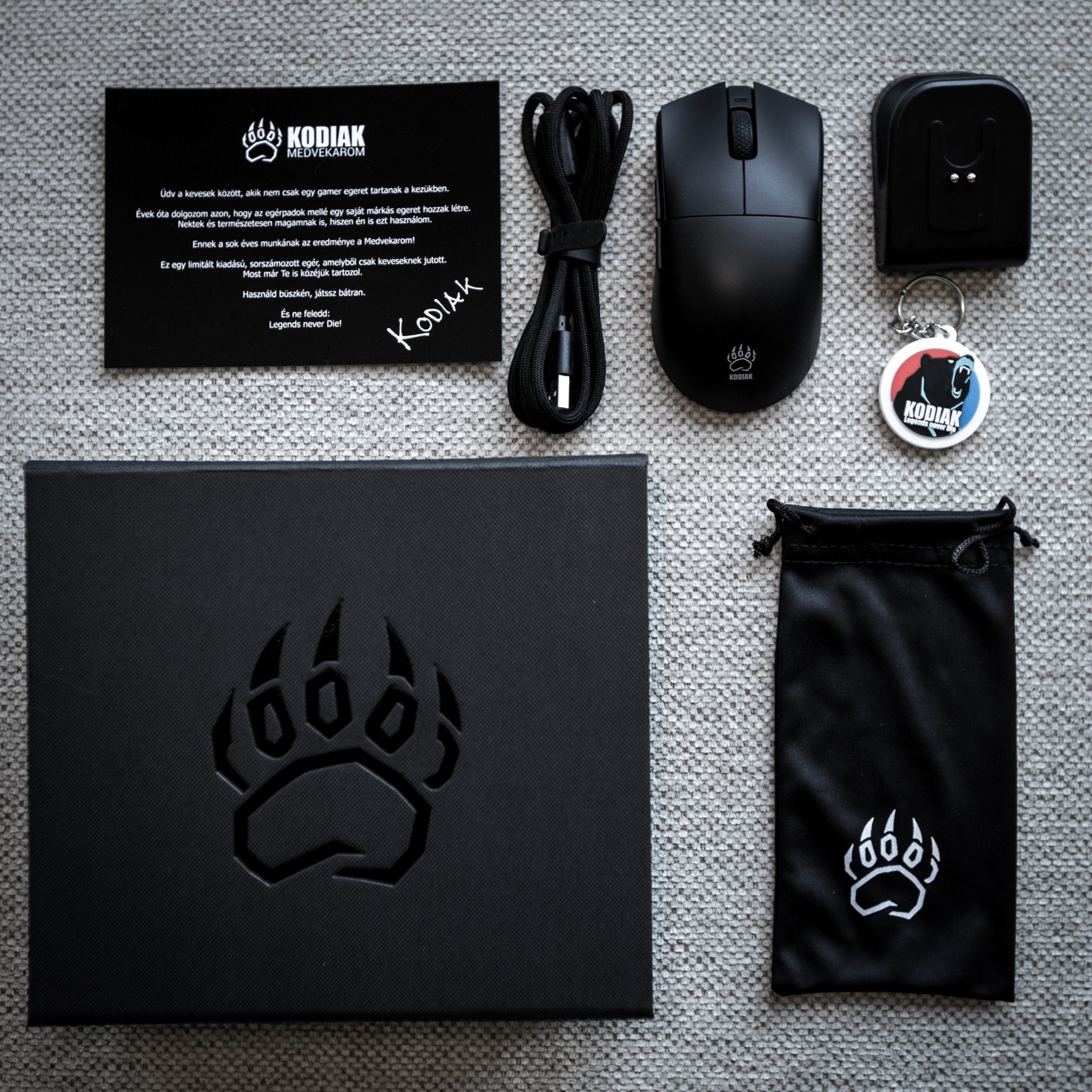 KODIAK MEDVEKAROM prémium gamer egér - Image 4