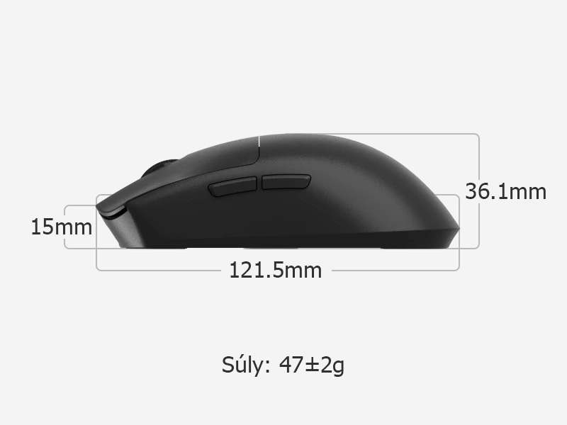 KODIAK MEDVEKAROM prémium gamer egér - Image 11